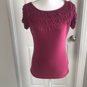 The Limited Raspberry colored top